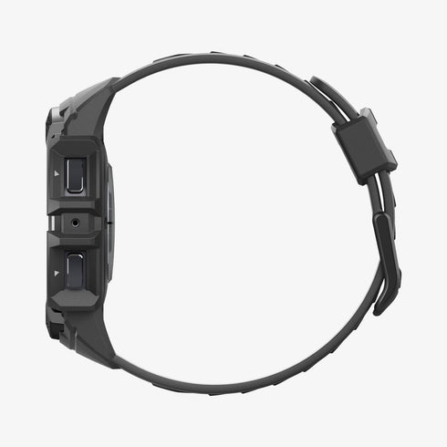 ACS06488 - Galaxy Watch 6 Classic (47mm) Case Rugged Armor Pro in black showing the front